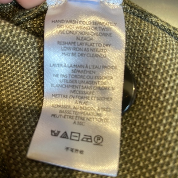 Anthropologie Maeve Kieran Camo Sweater Coat size small - Picture 9 of 10